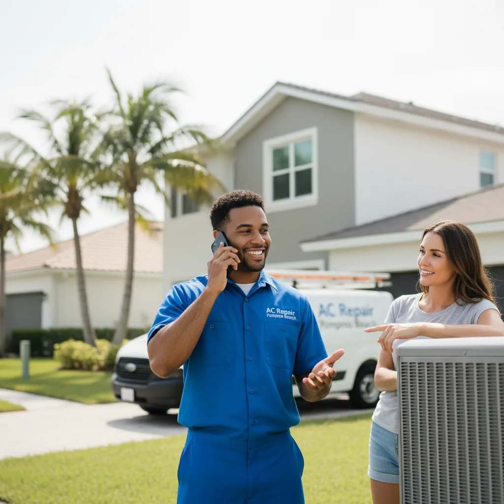 AC Repair Pompano Beach customer support in Wilton